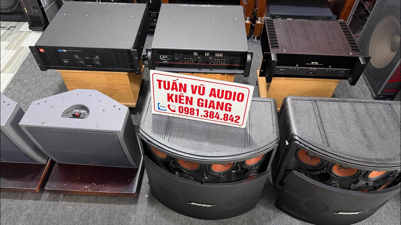 Em về Loa Bose 802 Seri 3 .Đẩy QSC EX2500 .Đẩy JBL 750 .Loa Lời Victor .Loa EV ☎️0981384842