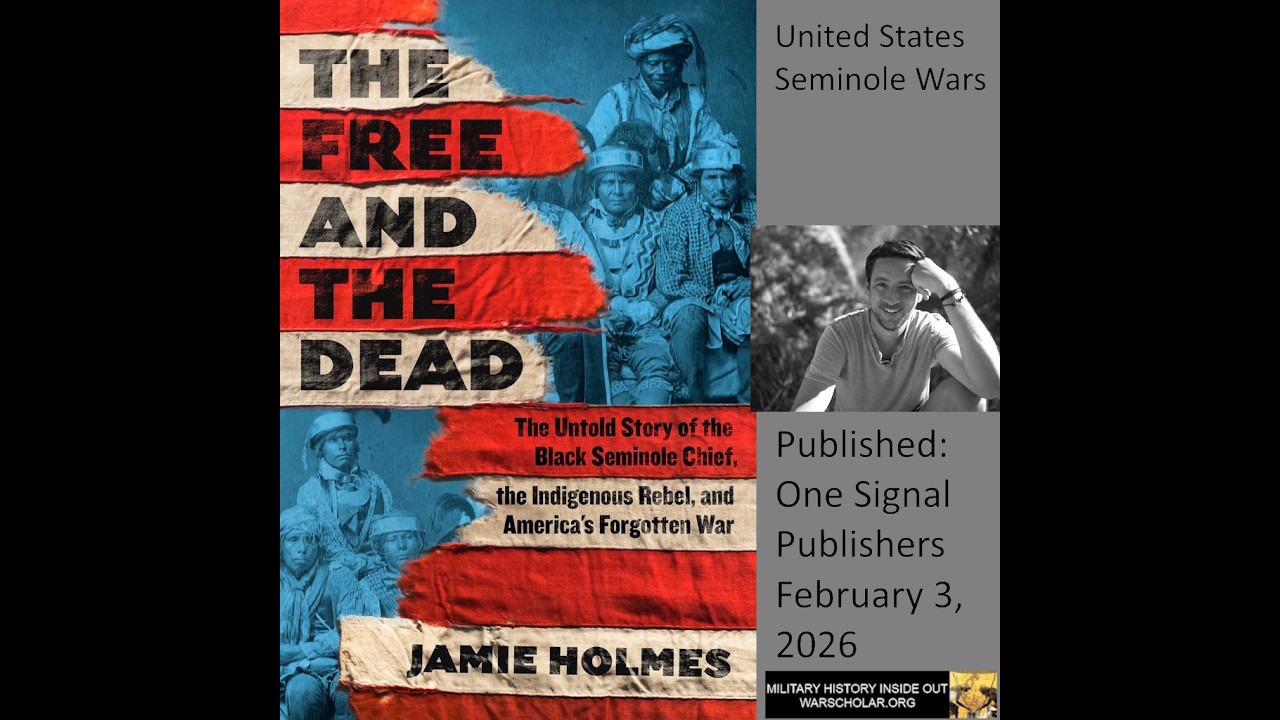 United States Seminole Wars book tour interview with Jamie Holmes.