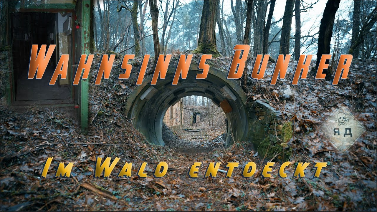 Wahnsinns Bunker im Wald gefunden.(Lost Places)