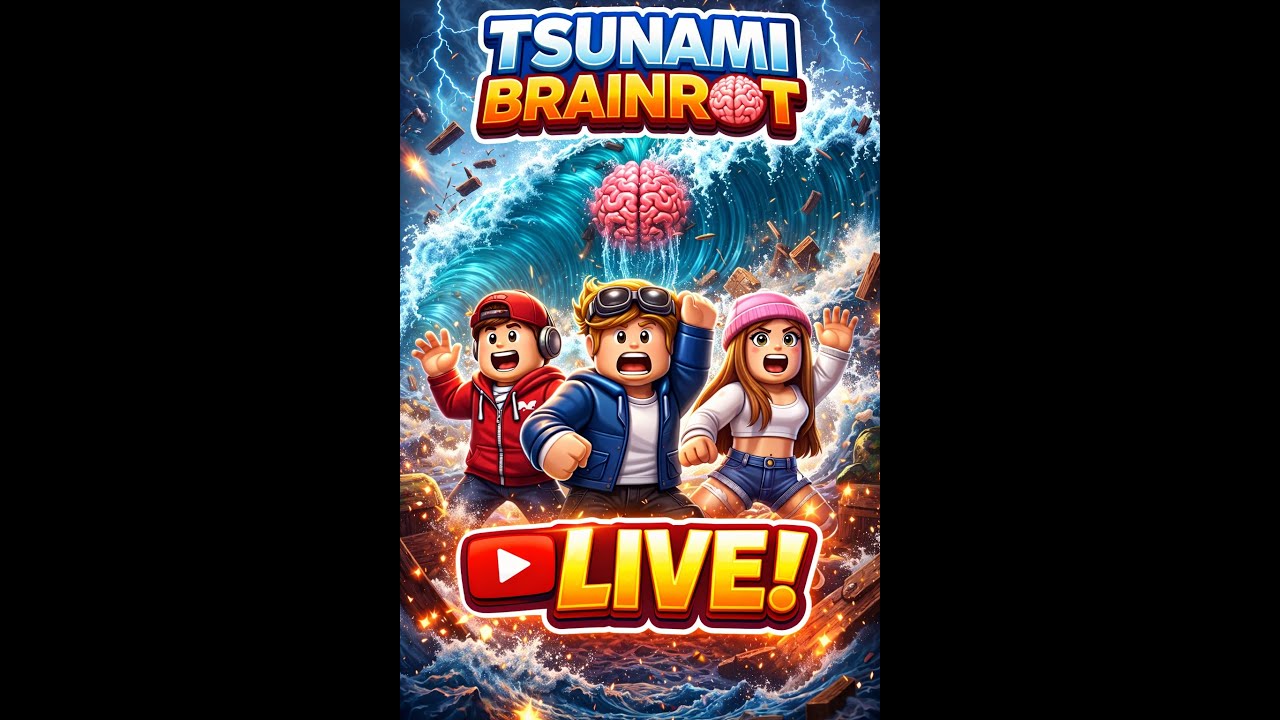 TSUNAMI BRAIN OUT 🌊🧠 | Roblox Live Chaos Mode! 🔴