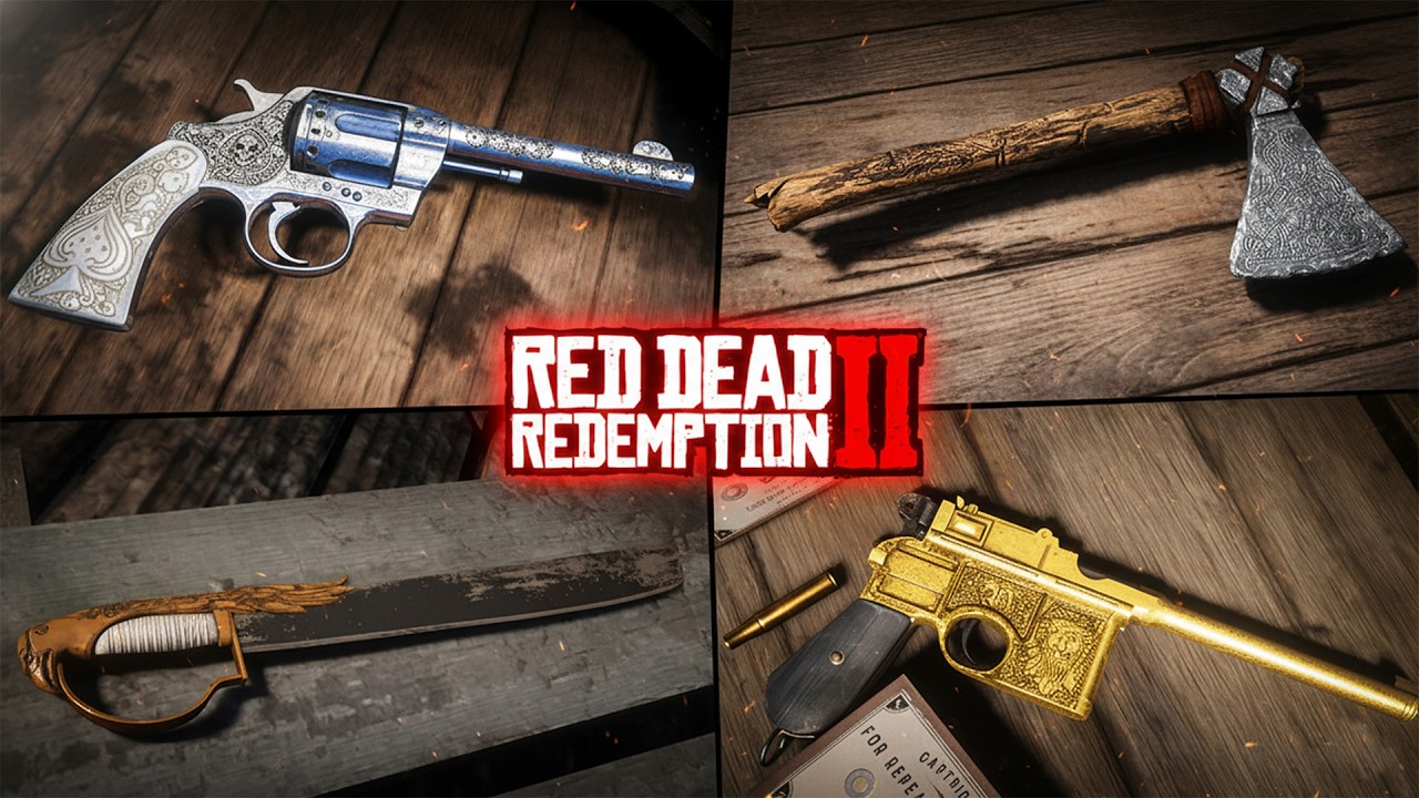10 HIDDEN Weapons Locations in RDR2