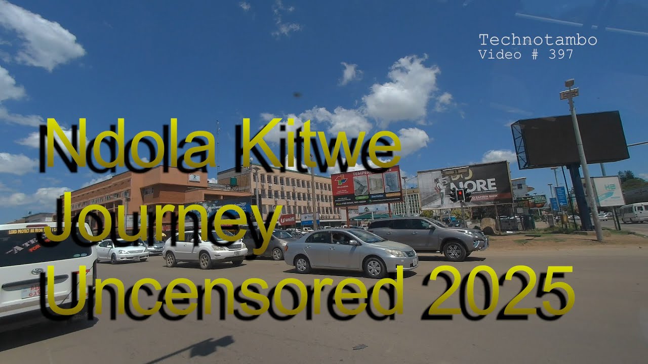 The First Dual Carriage Highway ever in Zambia - From Ndola to Kitwe - 2025 - Video # 398