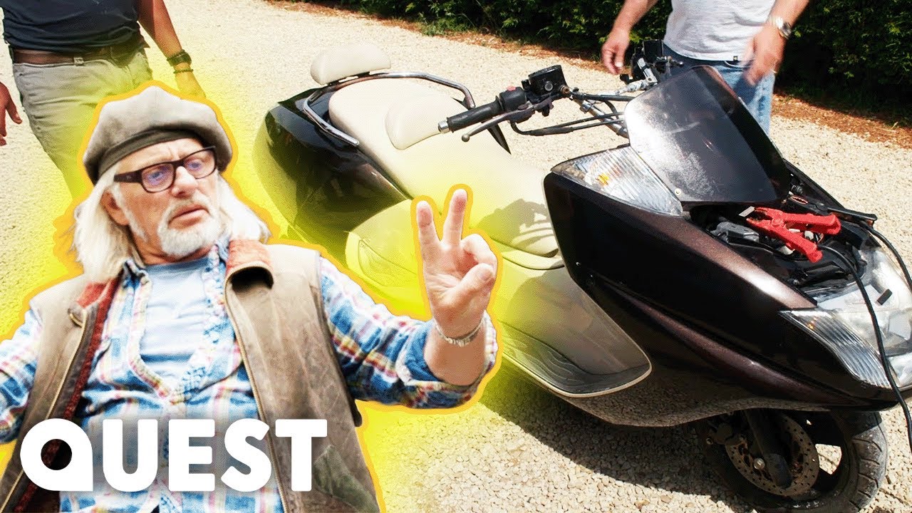 Henry Cole Rescues Futuristic Yamaha Maxam Scooter | Shed And Buried