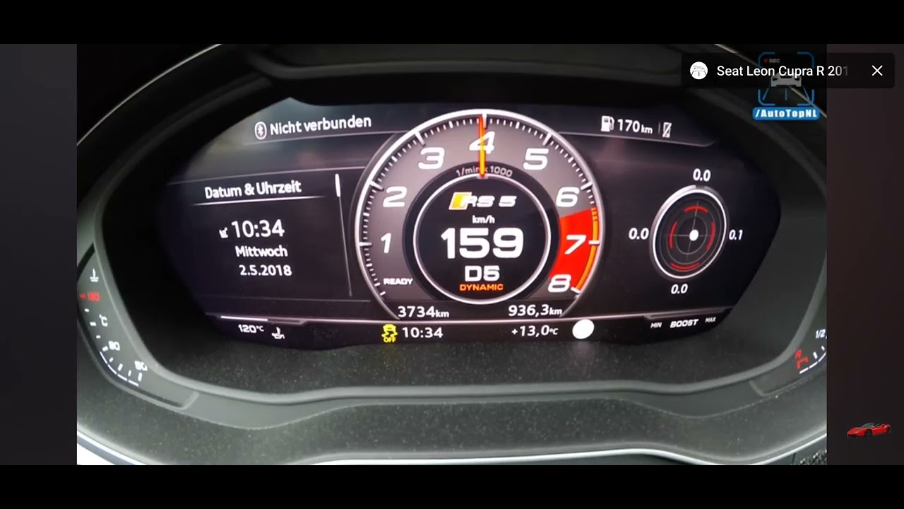 #153 Audi RS5 V6 2.9 Turdo TFSI ABT-Sportsline 530HP 0-292km/h