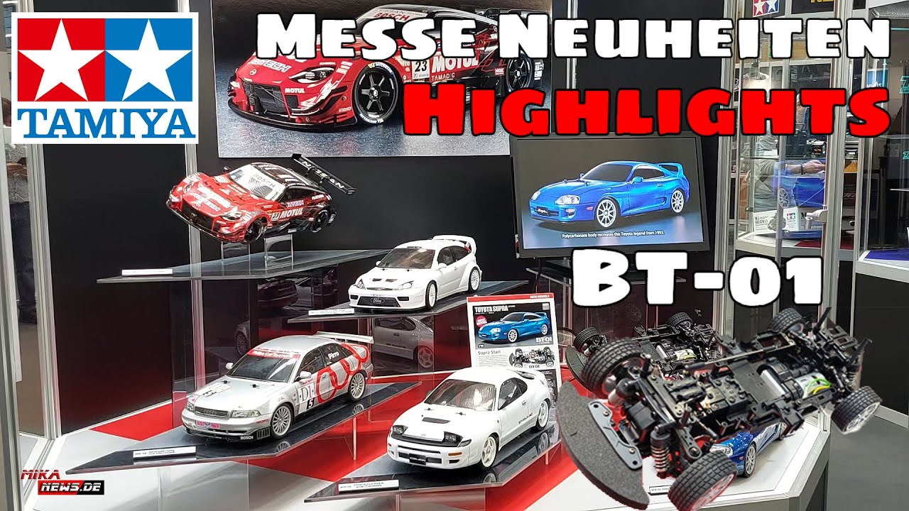 Messe Highlight BT-01 Tamiya Toyota Supra - TT01/ TT 02 Audi Ford Escort MOTUL Autech GT-R