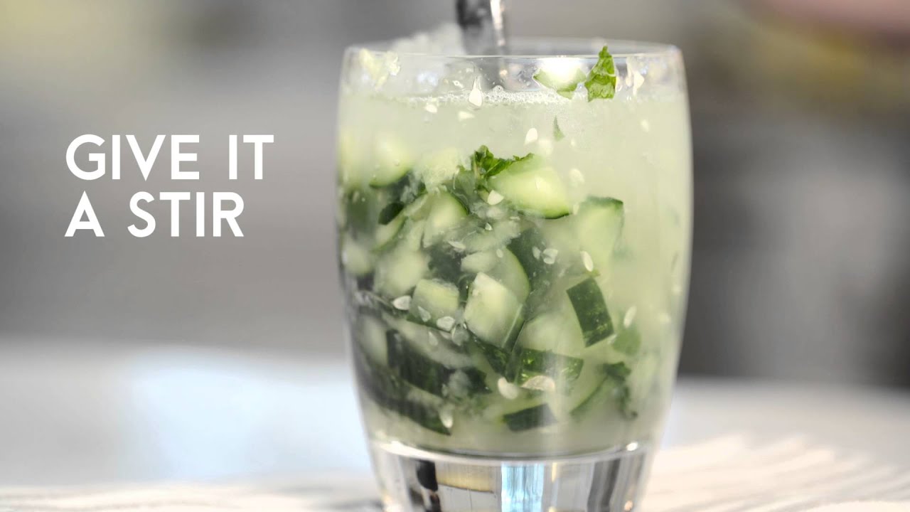 Cucumber Mint Oyster Shots