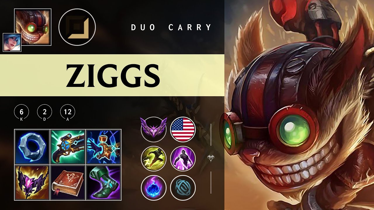 Ziggs Carry vs Jinx - NA Master Patch 25.24