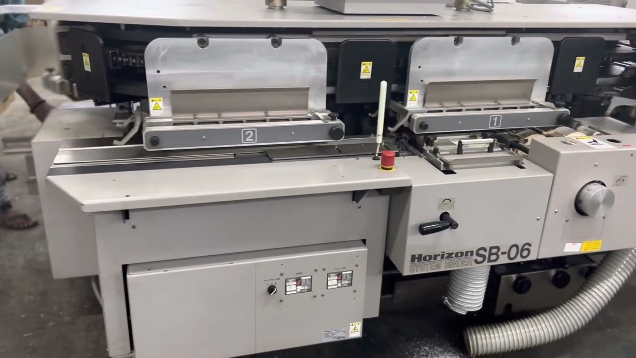 HORIZON SB 06  “ For Sale “  6 Clamp Perfect Book Binding Machine, Ready Stock Chennai Warehouse.