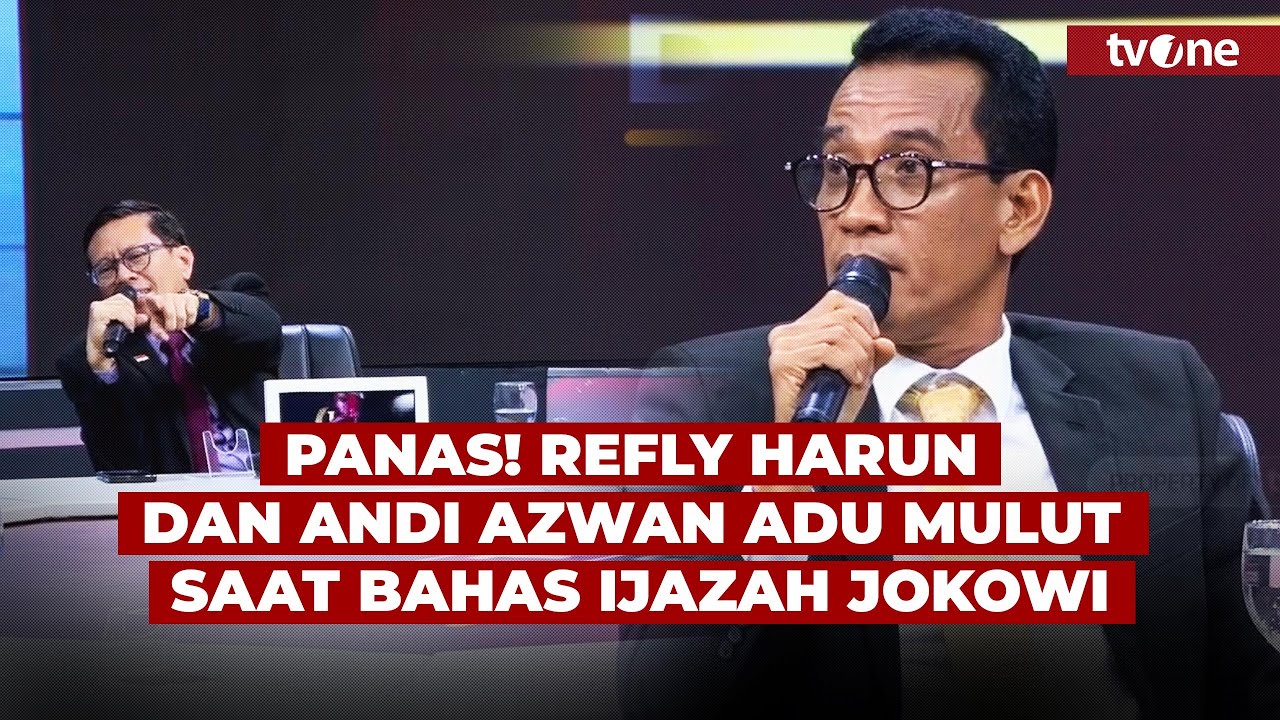 PENUH EMOSI! Debat Refly Harun vs Andi Azwan soal Ijazah Jokowi | tvOne