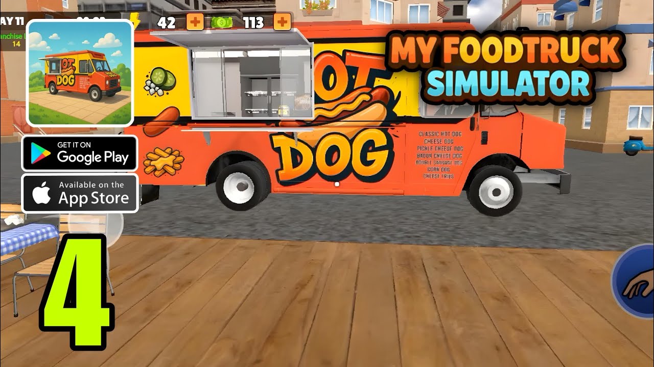 We Upgraded the Truck to Level 2 | My Food Truck Simulator Gameplay Part 4 (Android, iOS)