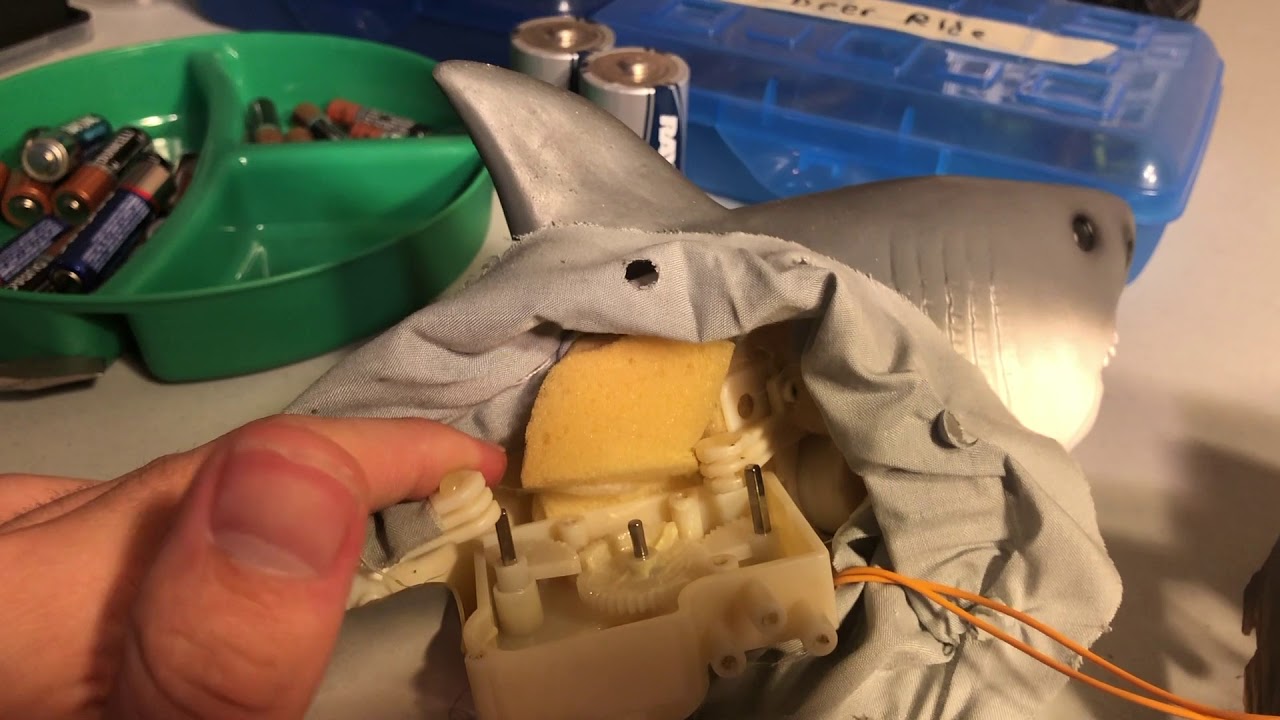 Gemmy Jaws Singing Shark Head Repair