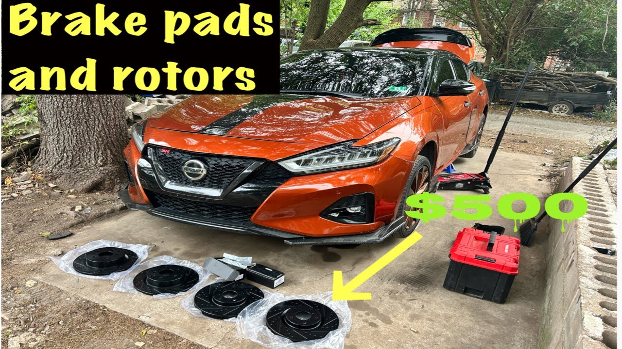 How to change the brake rotor and pads on a 2019-2023 nissan maxima