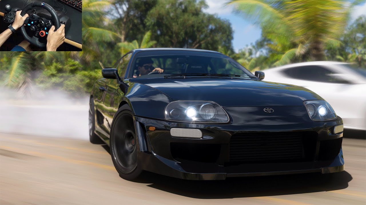 1565HP Supra RZ — 2JZ Drag Monster Unleashed! | Forza Horizon 5 Logitech G29 Wheel Gameplay