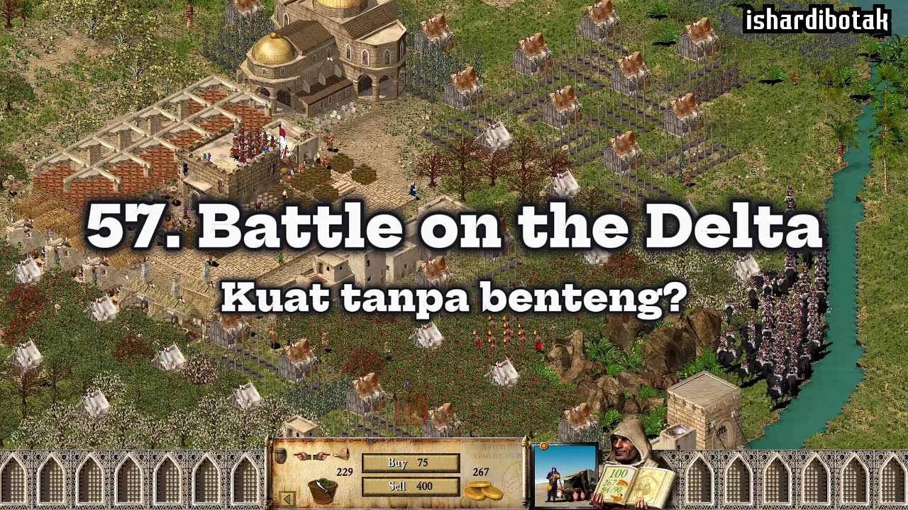 Stronghold Crusader HD - Battle on the Delta (Trail/Mission 57) - Gameplay