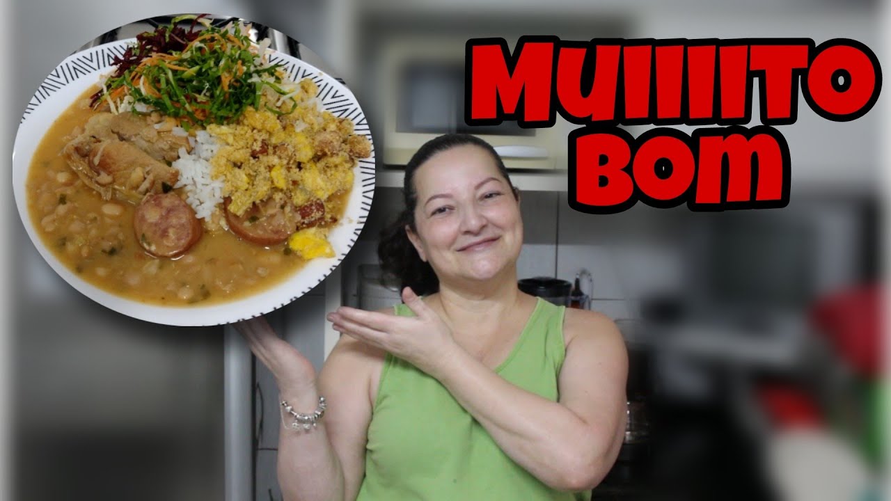 ALMOÇO COMPLETO FEIJÃO GORDO (RECEITA ESPECIAL)