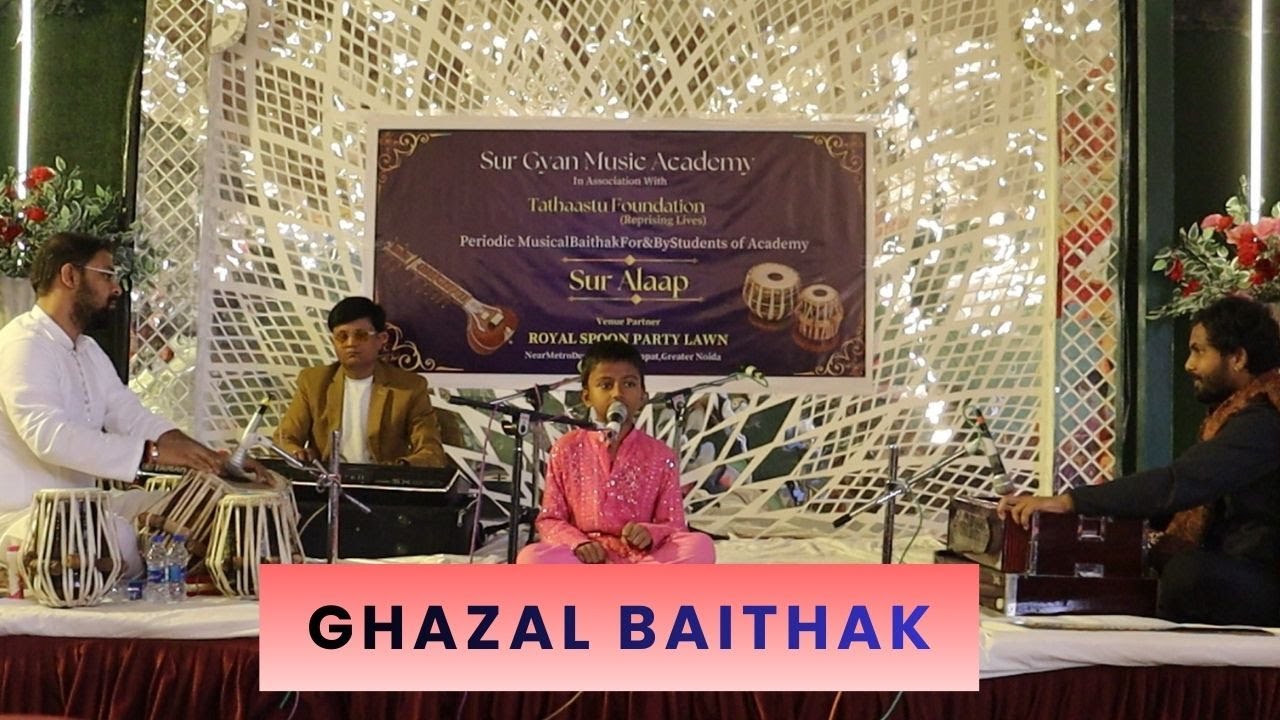 “Mujhe Tum Nazar Se” | Ghazal Recitation by Prityarth Akhauri | Live Classical Performance