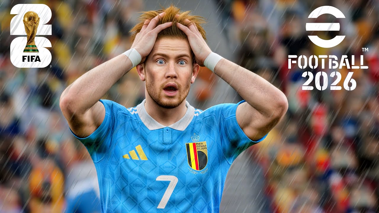 eFootball 2026 (PS5 PRO) 4K | BELGIUM vs. GERMANY | World Cup Final - Update Gameplay 