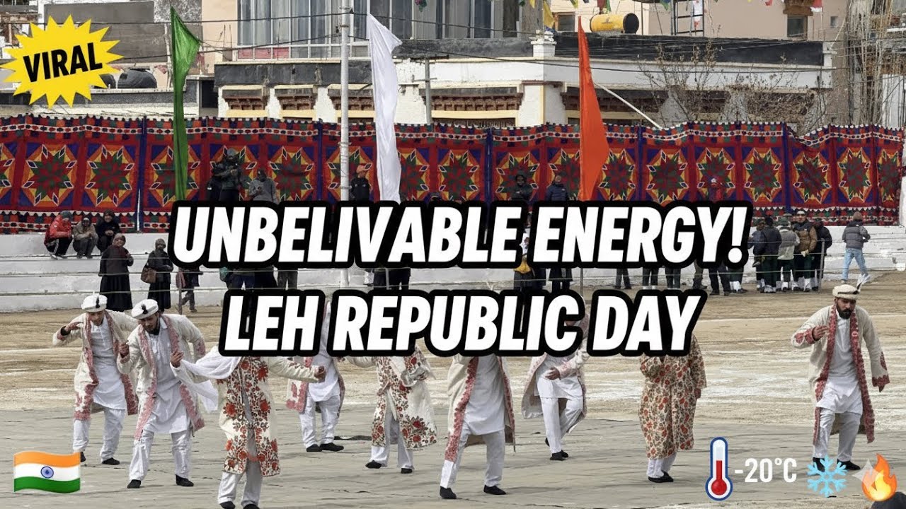 Republic Day at -20°C! 🇮🇳 The Bravery of Ladakh will give you Goosebumps!