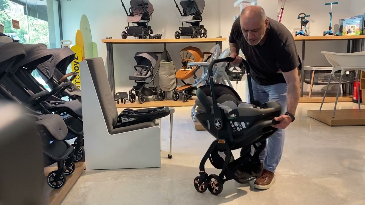 Merkür Bebe Onyx 2'si 1 Arada Oto Koltuğu ve Bebek Arabası, Tekerlekli Oto Koltuğu