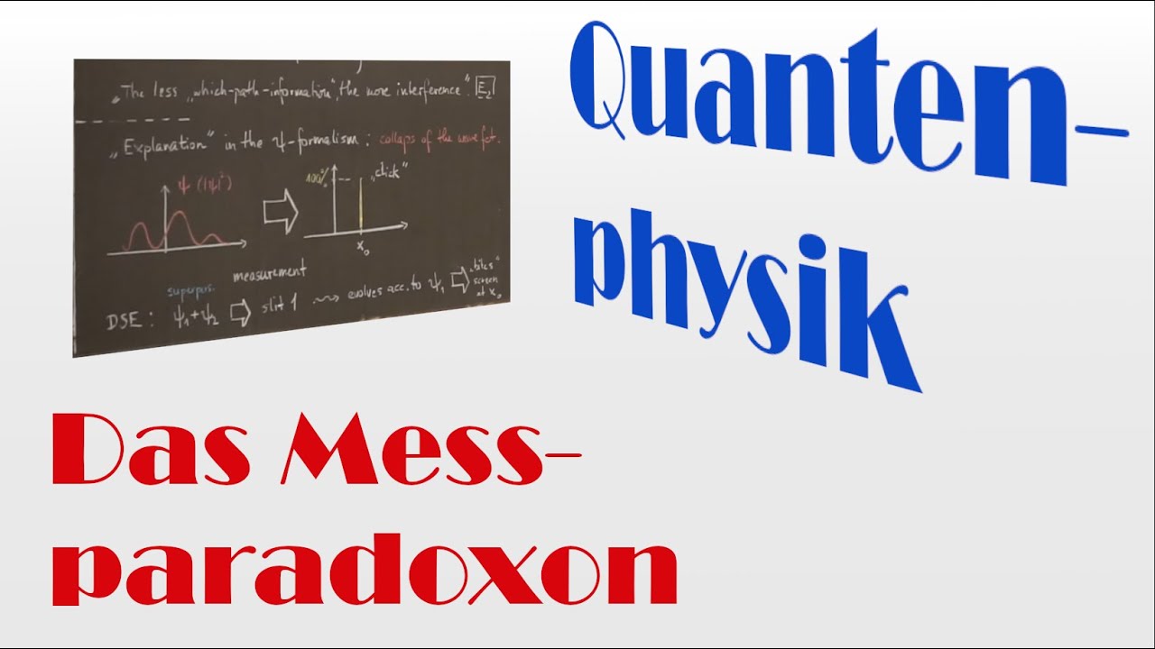 Physik LF / Video QPh6: Der Messprozess in der Quantenphysik