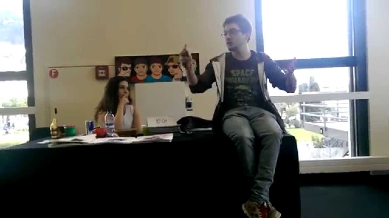 Petite conférence avec Mathieu Sommet au Polymanga 2015