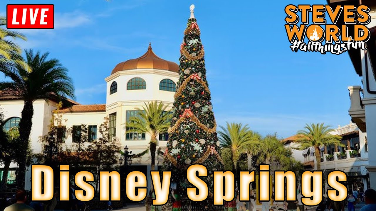 🔴 LIVE: An Evening At Disney Springs | Walt Disney World Live Stream 11-24-25
