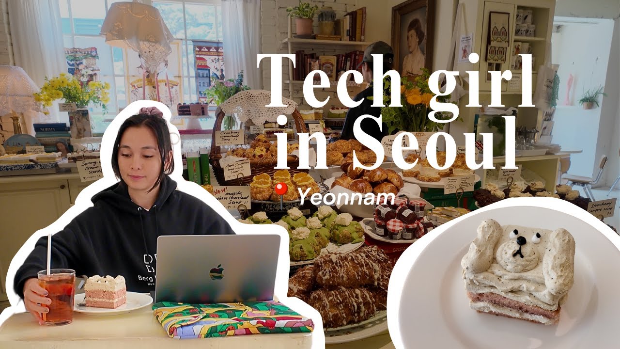 day in my life as a remote tech girlie in Seoul 👩🏻‍💻