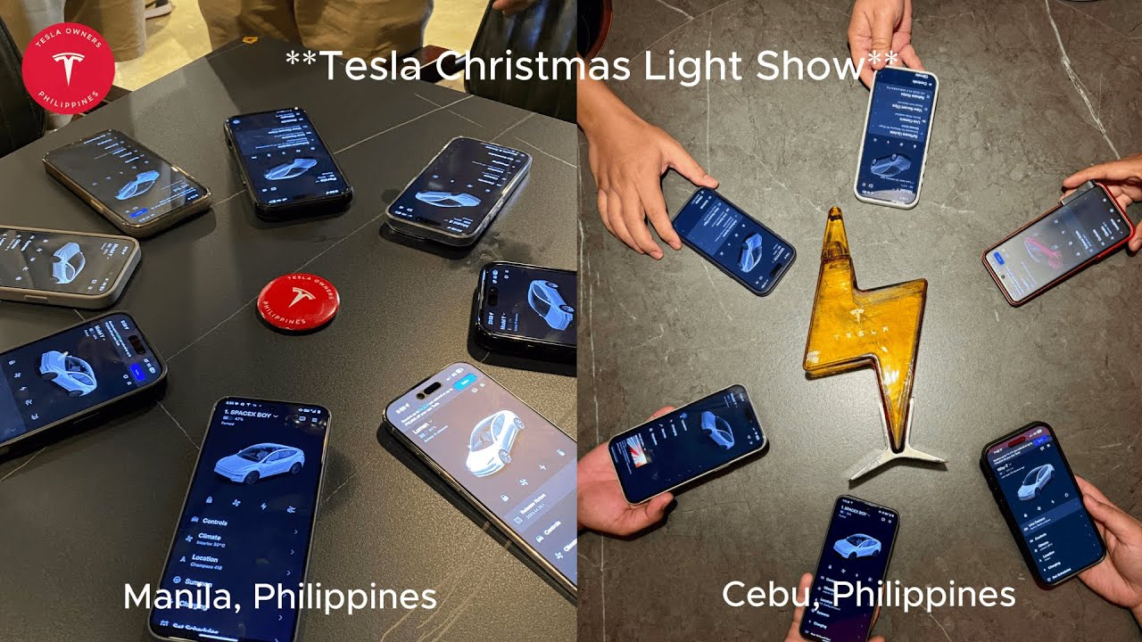 🇵🇭✨ Worldwide Christmas Tesla Light Show – Philippines