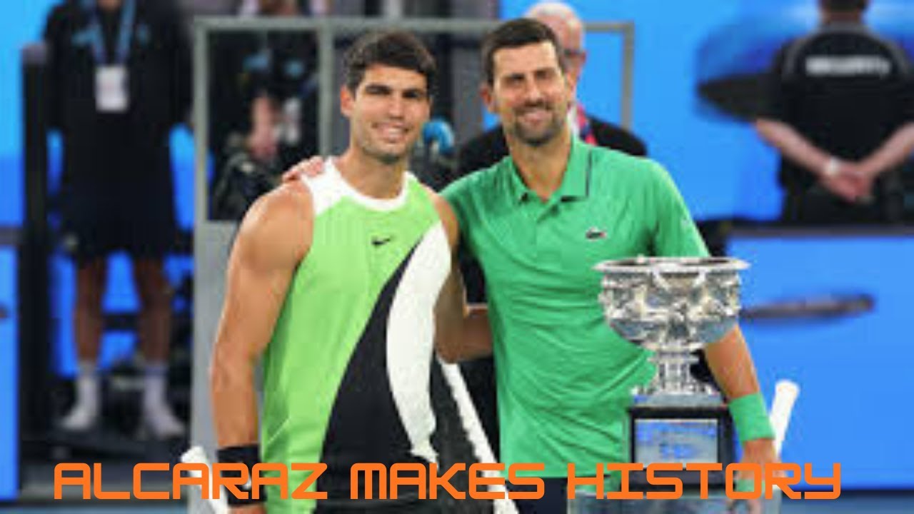 “Carlos Alcaraz Defeats Novak Djokovic in Epic Australian Open Final to Complete Career