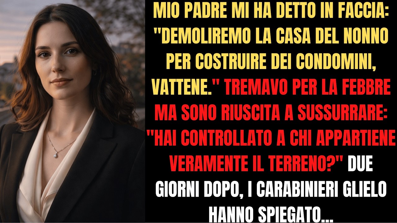 Mio Padre Ha Falsificato l'Atto per Cacciarmi. Ma Io Avevo Preparato Una Trappola...
