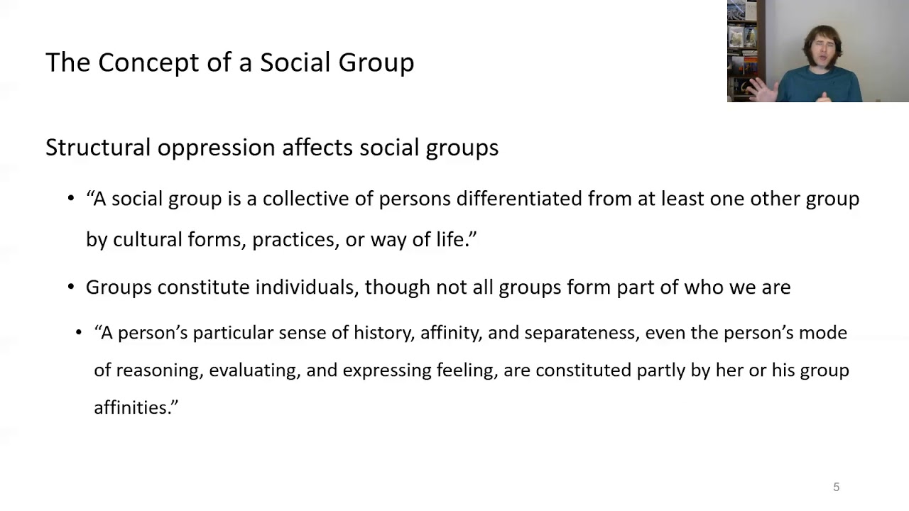 Lecture 19, Young, Five Faces of Oppression