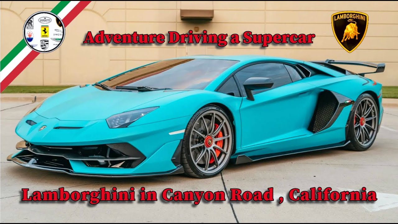 Canyon Cruising in the World's Fastest Lamborghini