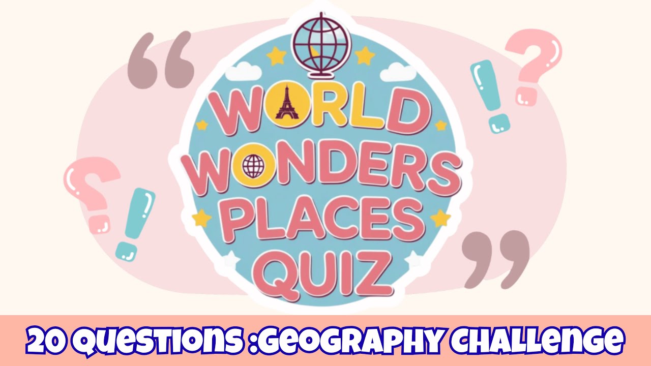 👉 Guess the World Wonders 🌍 | Fun Geography Quiz for Kids