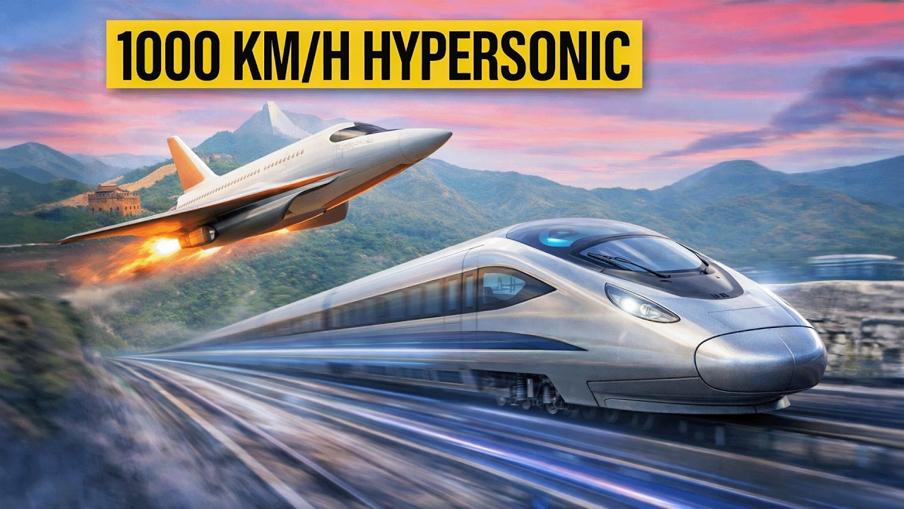 Chinese Train That is FASTER THAN A PLANE, Reaching 1000 Kilometers!