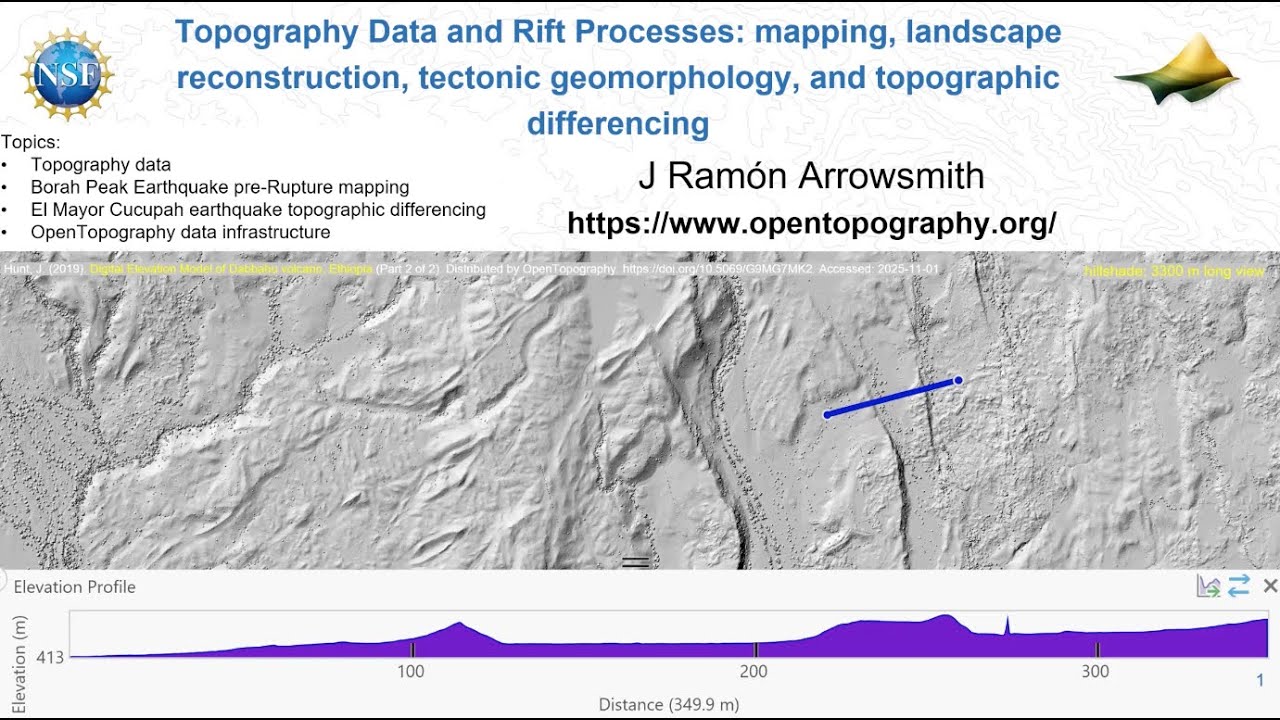 85.2 Ramón Arrowsmith - Topography Data and Rift Processes