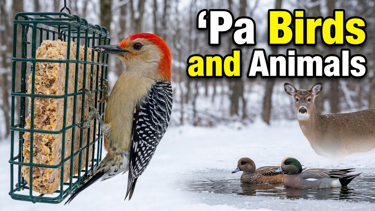 Pennsylvania Wildlife | Backyard Birds, Ducks & Trail Cam Surprises 🦌