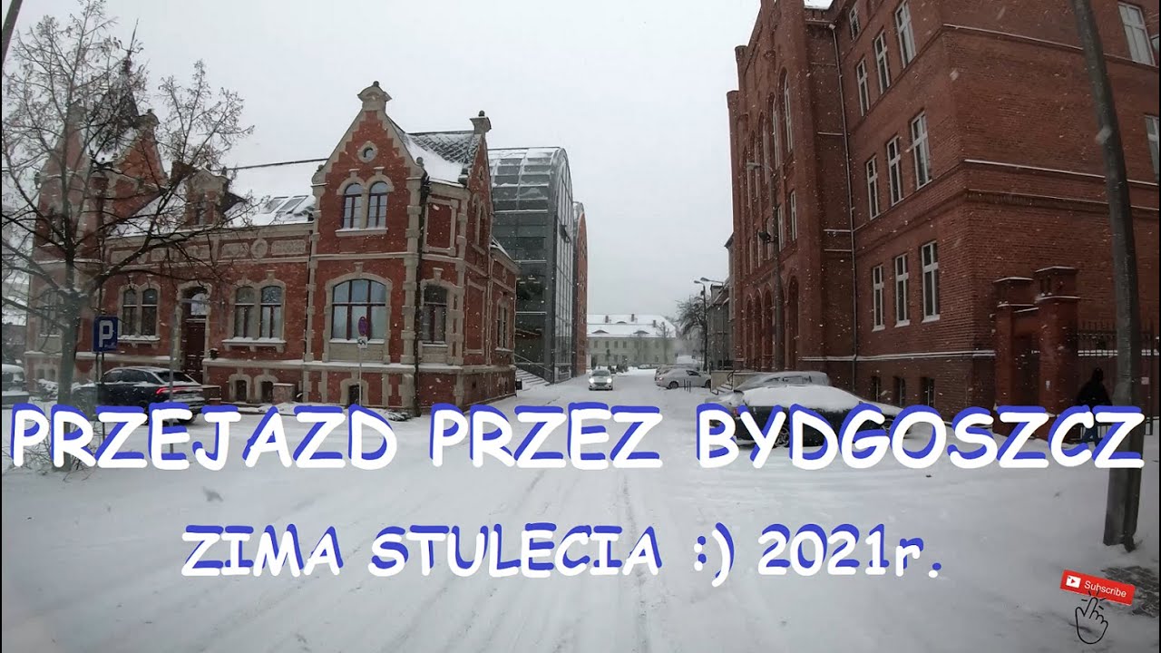 Przejazd przez Bydgoszcz. Zima stulecia :) 08.02.2021r. #Bydgoszcz Nakielska, R.Maczka, Grunwaldzka