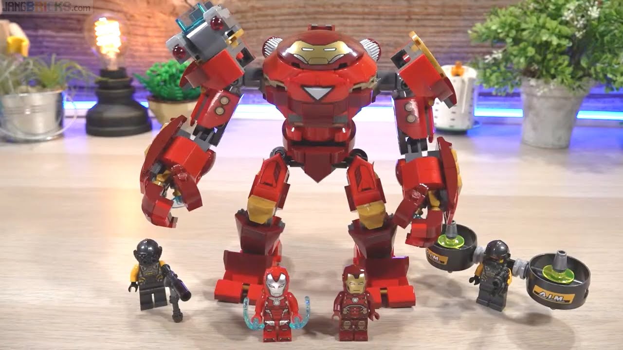 Build ⏩ LEGO Marvel Avengers Hulkbuster vs. AIM Agent 76164