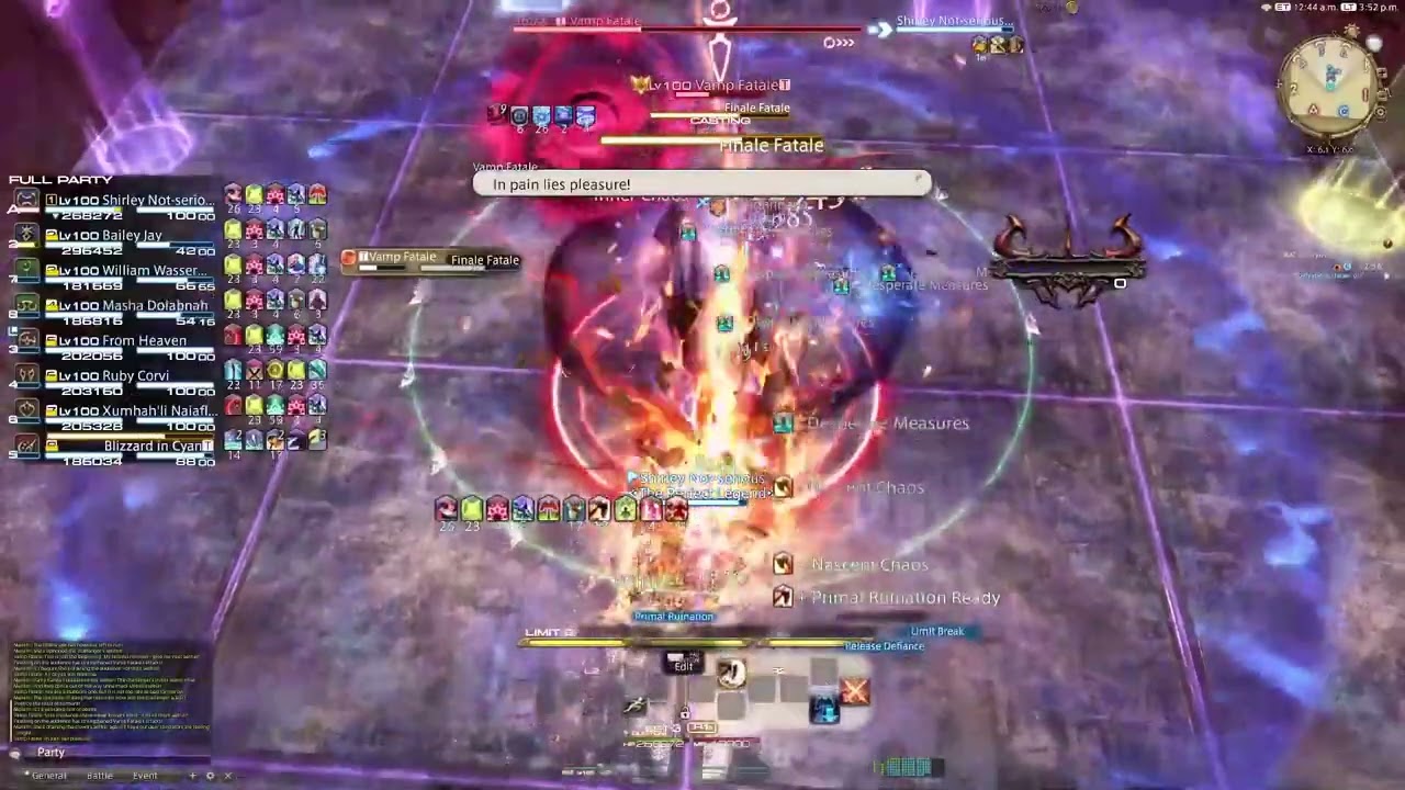 FFXIV M9S First Clear (WAR POV)