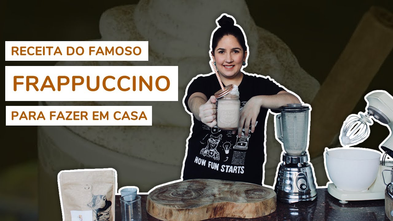 Receita do Famoso Frappuccino de Cafeteria - o Shake Gelado de Café
