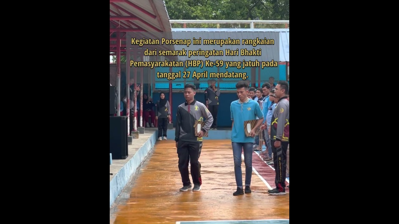 KEPALA LEMBAGA PEMASYARAKATAN TAKALAR BUKA PORSENAP HBP KE 59
