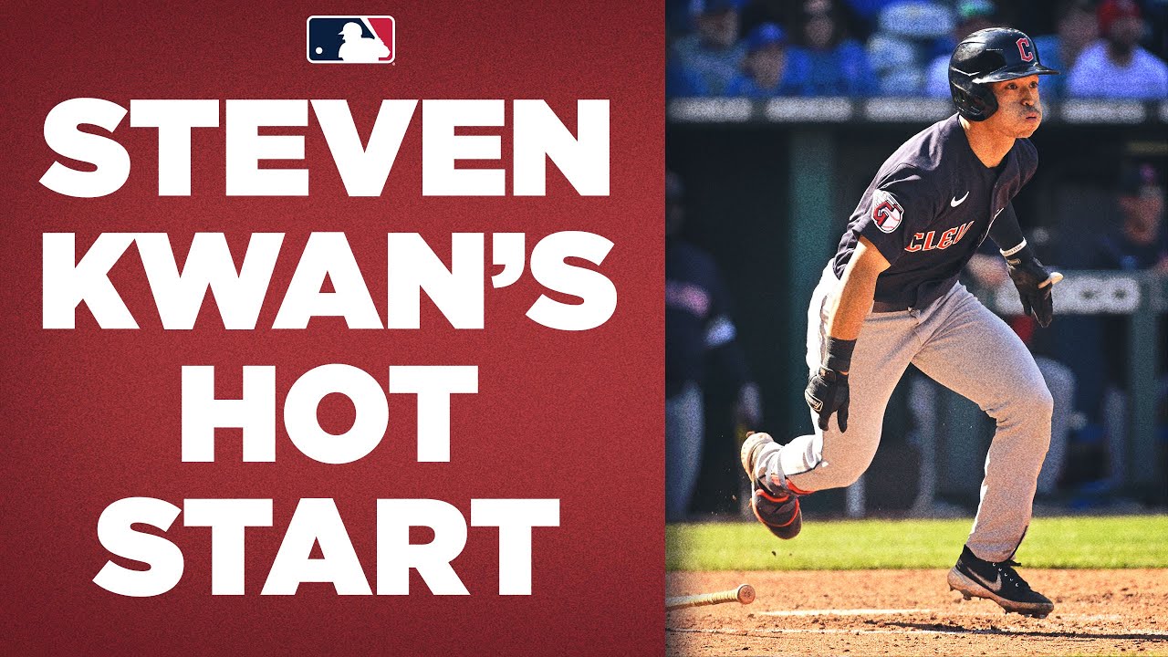 STEVEN KWAN CANNOT BE RETIRED! The Guardians rookie has reached base FIFTEEN TIMES in FOUR GAMES!