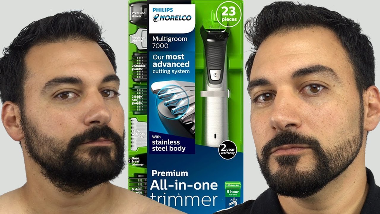 Стрижка бороды — Philips Norelco Multigroom 7000 — модель MG7750