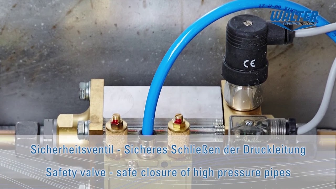 Mixing: Walter Washout System - Twinshaft Cleaning