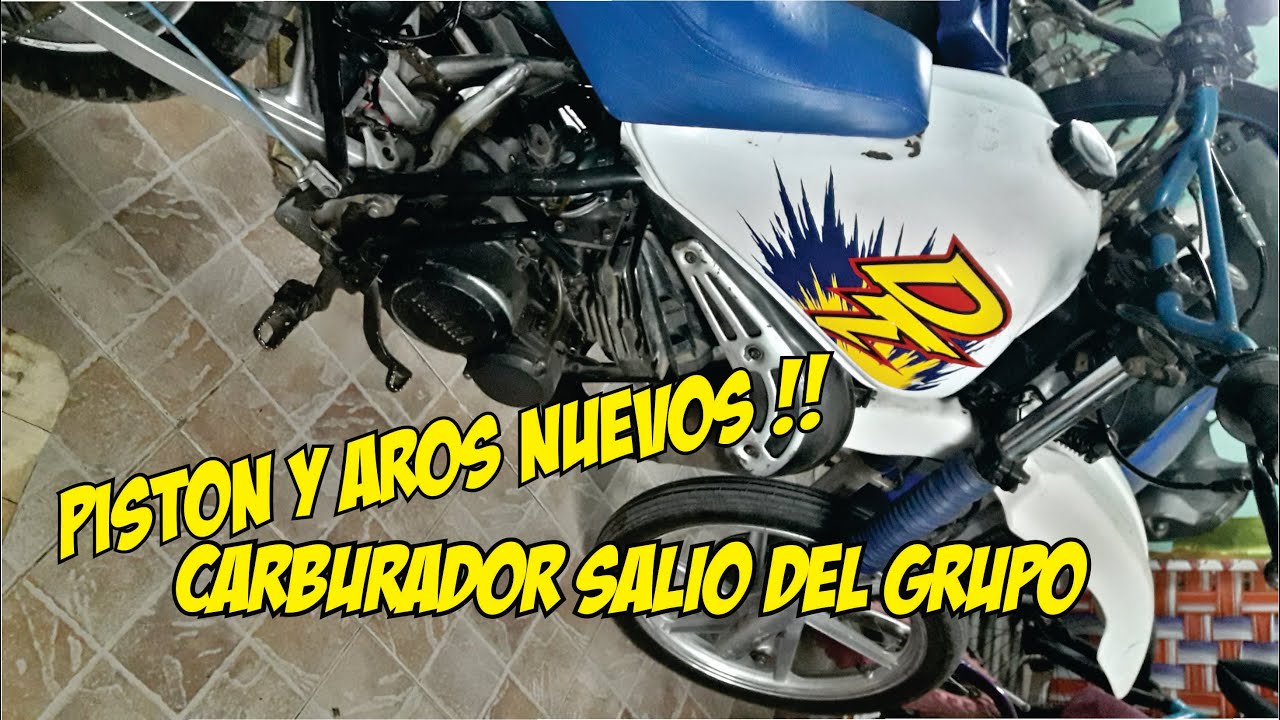 Armando pistón y aros + puesta en marcha con problemas ! dt125cc 2T