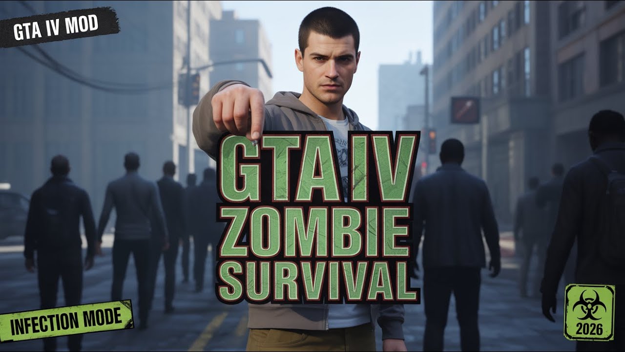 Left 4 Liberty: Infection Mod for GTA IV | Zombie Survival Mode (2026)