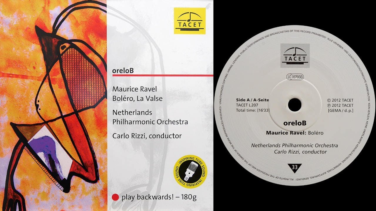Ravel - Bolero (Tacet backwards #vinyl: Ortofon SPU, PTP Solid12 (Lenco), Graham Slee Accession)