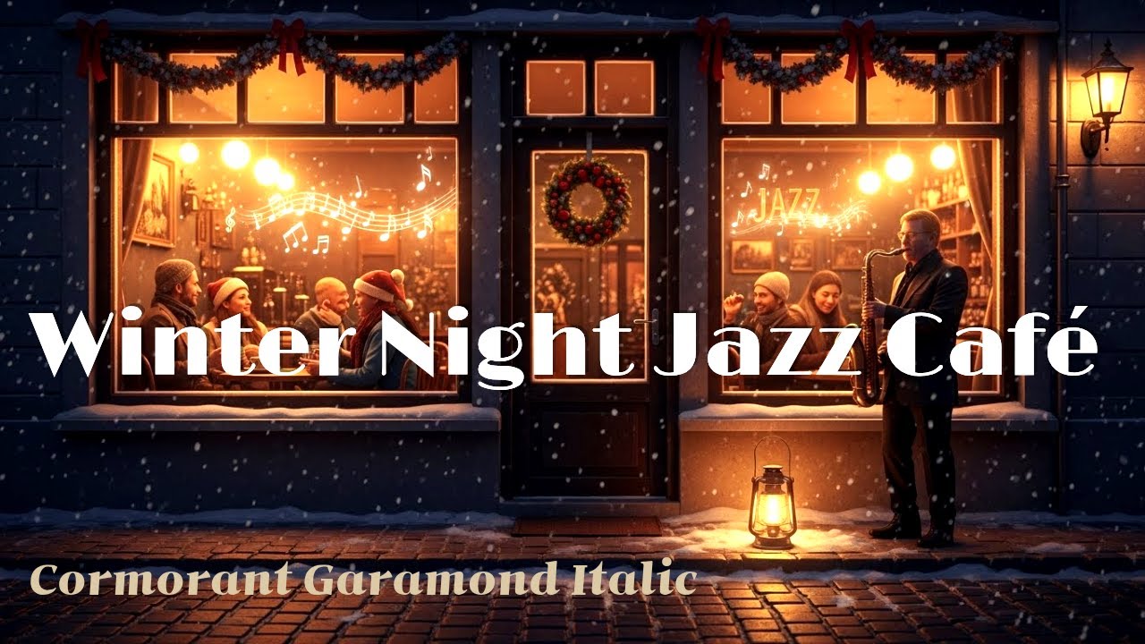 Winter Night Jazz Café  Calm & Cozy Jazz for a Peaceful Christmas Night 🎄☕