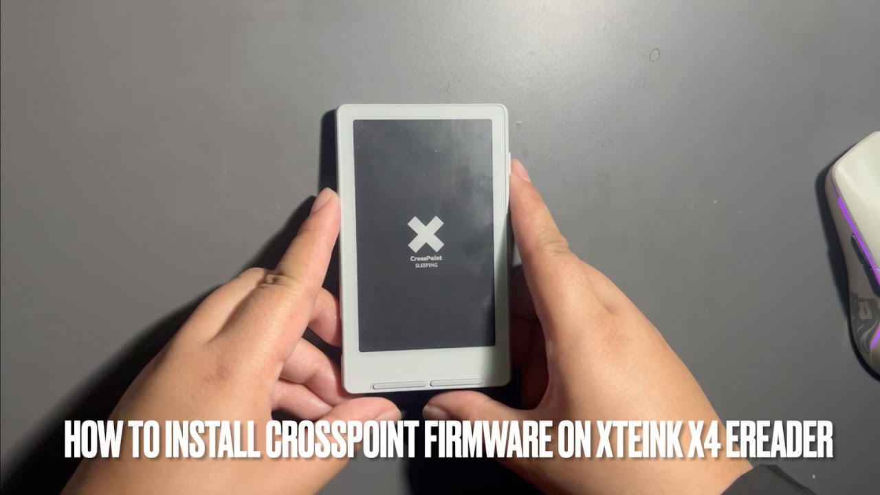 Xteink x4 E reader  - How to install 