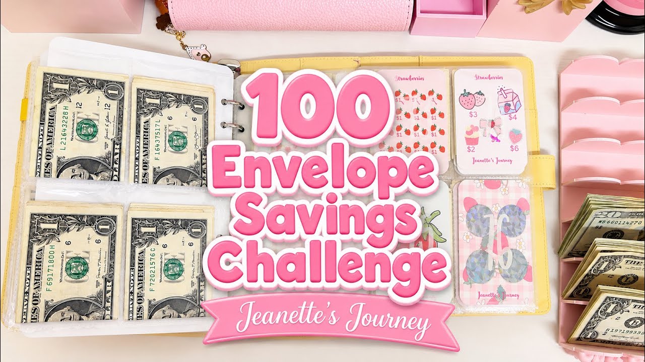 100 ENVELOPE SAVINGS CHALLENGE | CASH STUFFING | LONG-TERM SAVINGS | CASH ENVELOPE SYSTEM